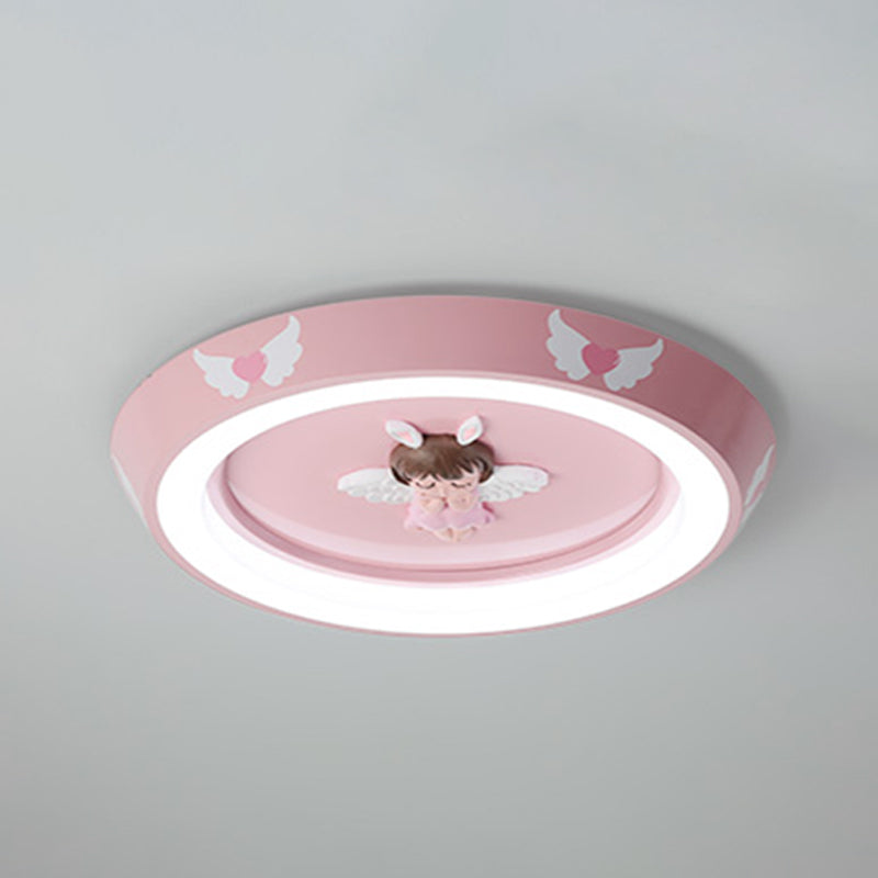 Angel Modern Minimalisme Plafondlamp Roze Slaapkamer Inbouwlamp
