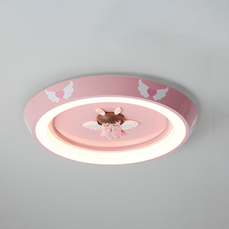 Angel Modern Minimalisme Plafondlamp Roze Slaapkamer Inbouwlamp