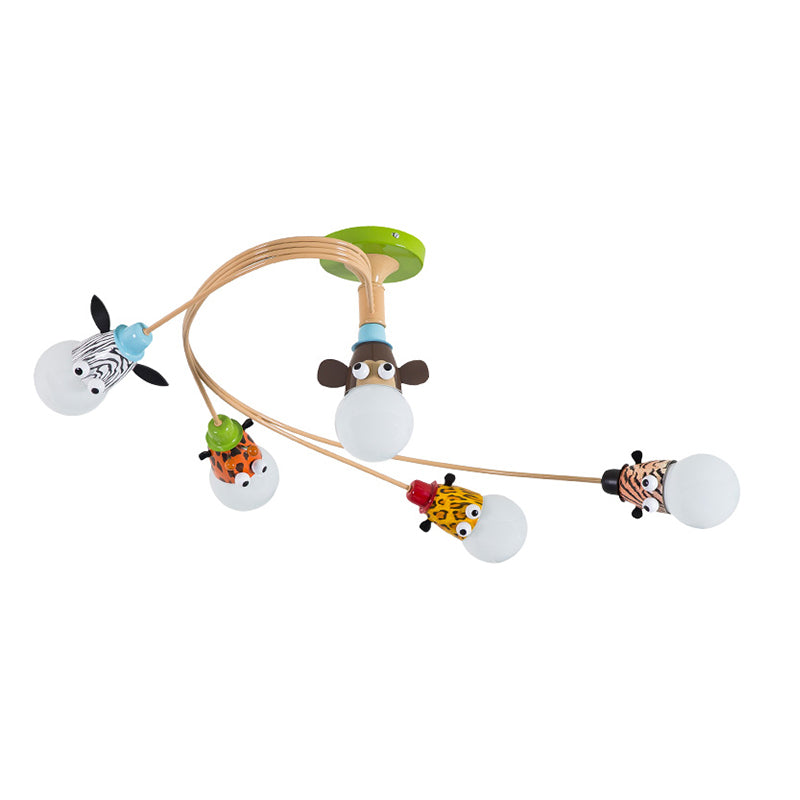 Beaux animaux LED plafonnier moderne minimalisme lampe encastrée pour chambre à coucher