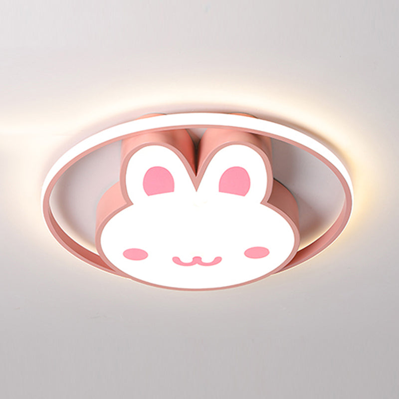 Plafonnier LED en forme de lapin, design moderne et Simple, luminaire décoratif d'intérieur, idéal pour un salon