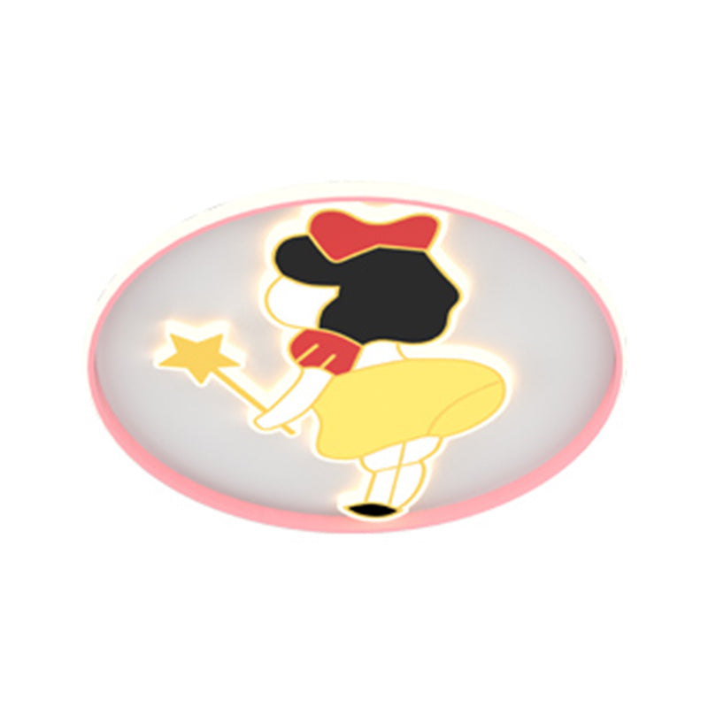 Lovely Cartoon Ceiling Light Modern Simple Style Flush Mount Light for Bedroom Living Room