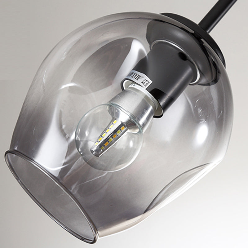 Nordic Modern Chandelier Light Dining Room Glass Shade Hanging Light Fixture