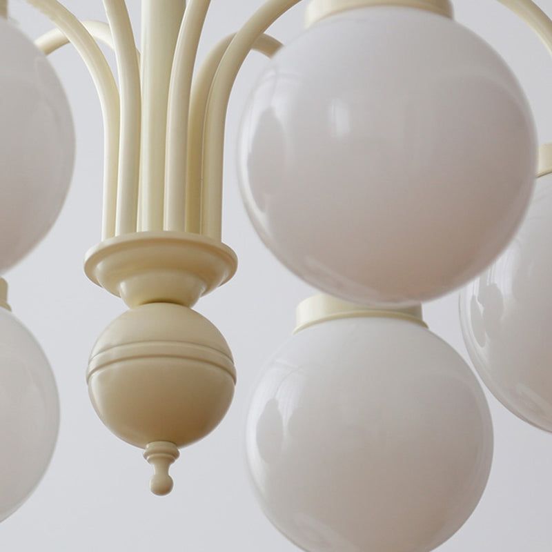 Glass Simplicity Style Chandelier Globe Multi Light Hanging Light for Restaurant