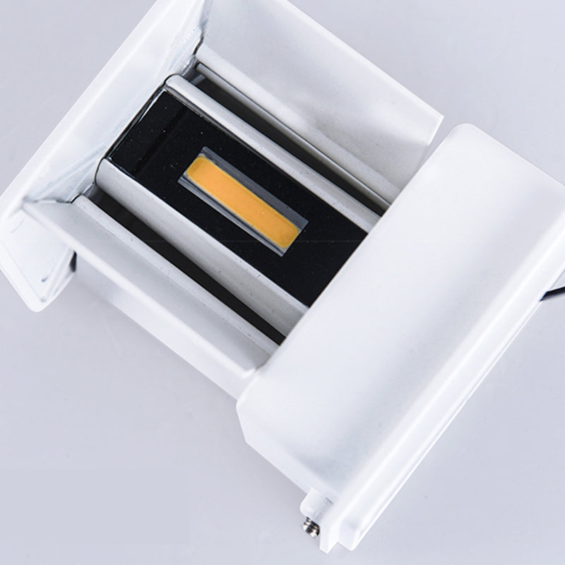 Quadratische Leuchtenleuchte moderne LED -LED -Wandbeleuchtung im Freien