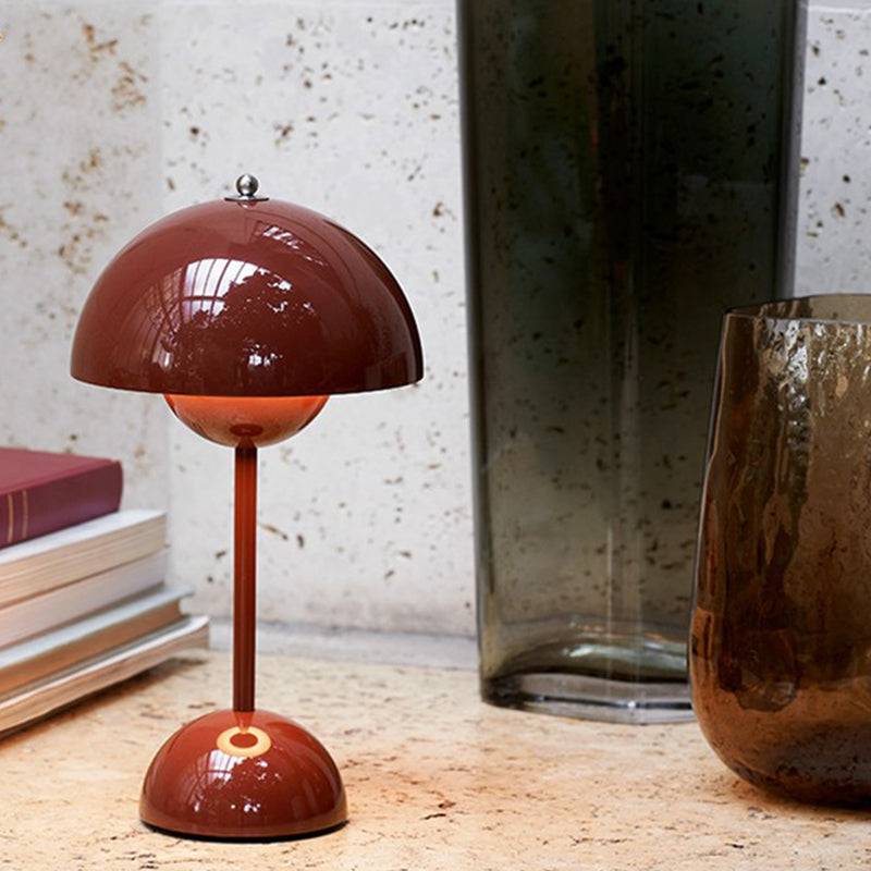 Lampada da tavolo a forma di gemme nordico colorato lampada da tavolo toccante per camera da letto