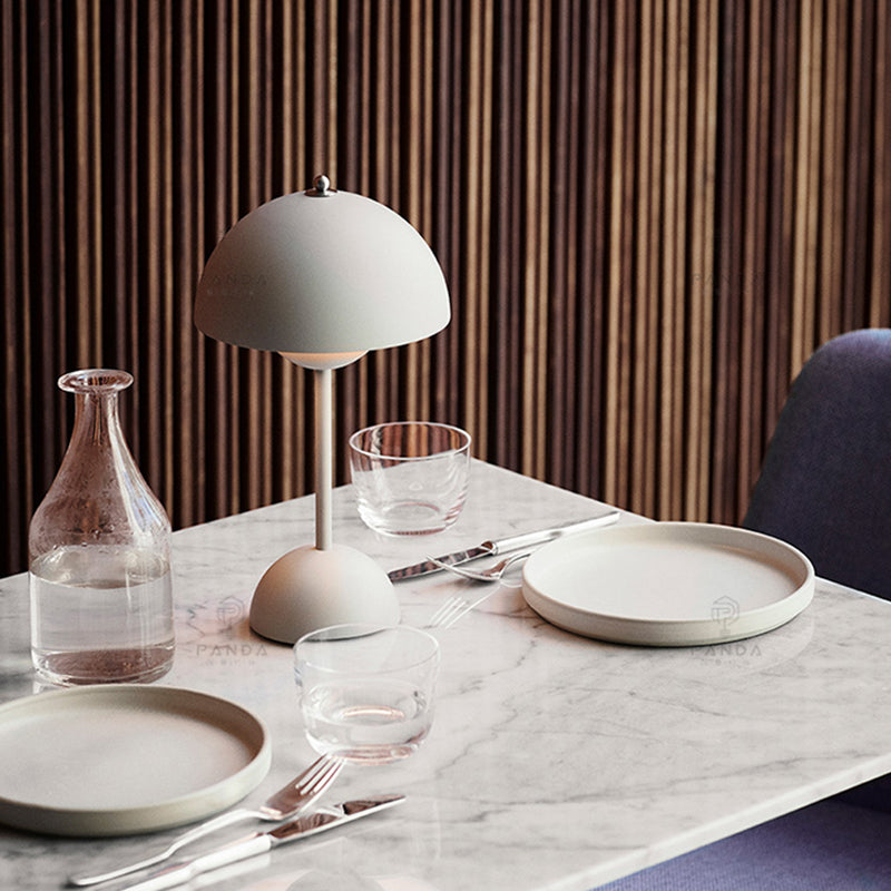 Lampada da tavolo a forma di gemme nordico colorato lampada da tavolo toccante per camera da letto