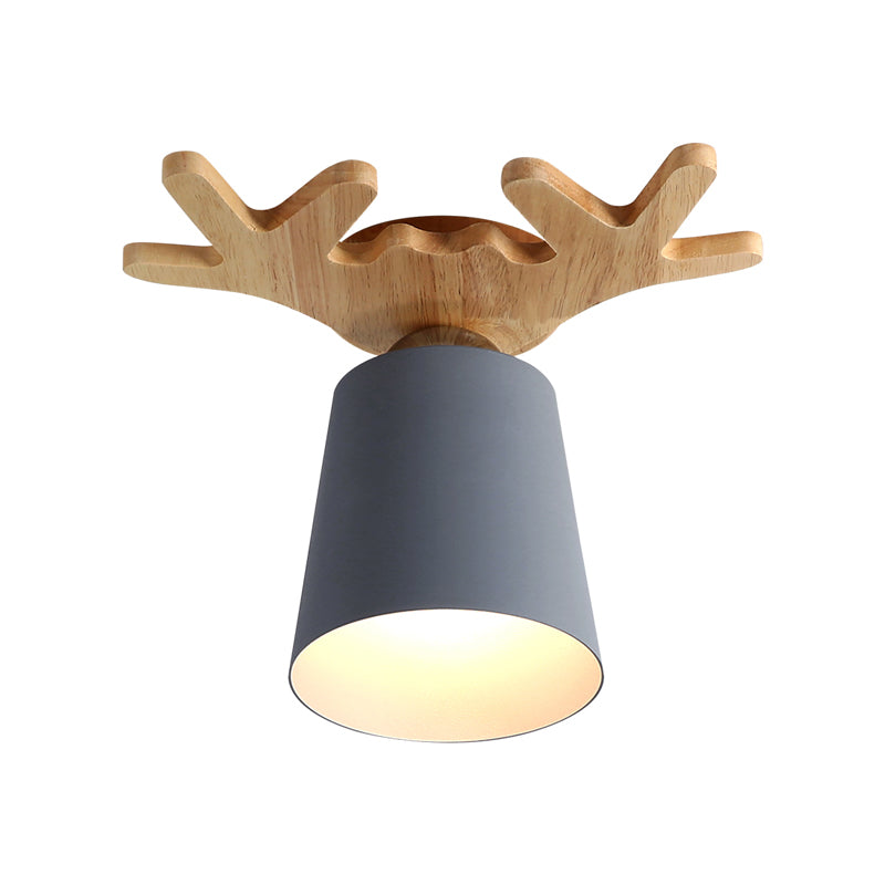 Cone Shaped Ceiling Mount Light Fixture Simple-Style Aisle Ceiling Light
