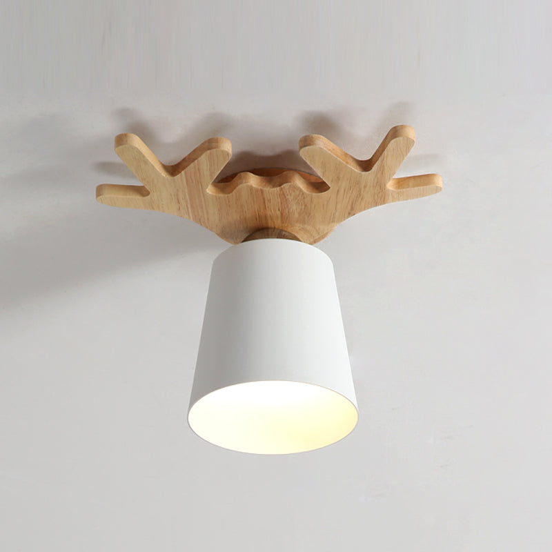 Cone Shaped Ceiling Mount Light Fixture Simple-Style Aisle Ceiling Light