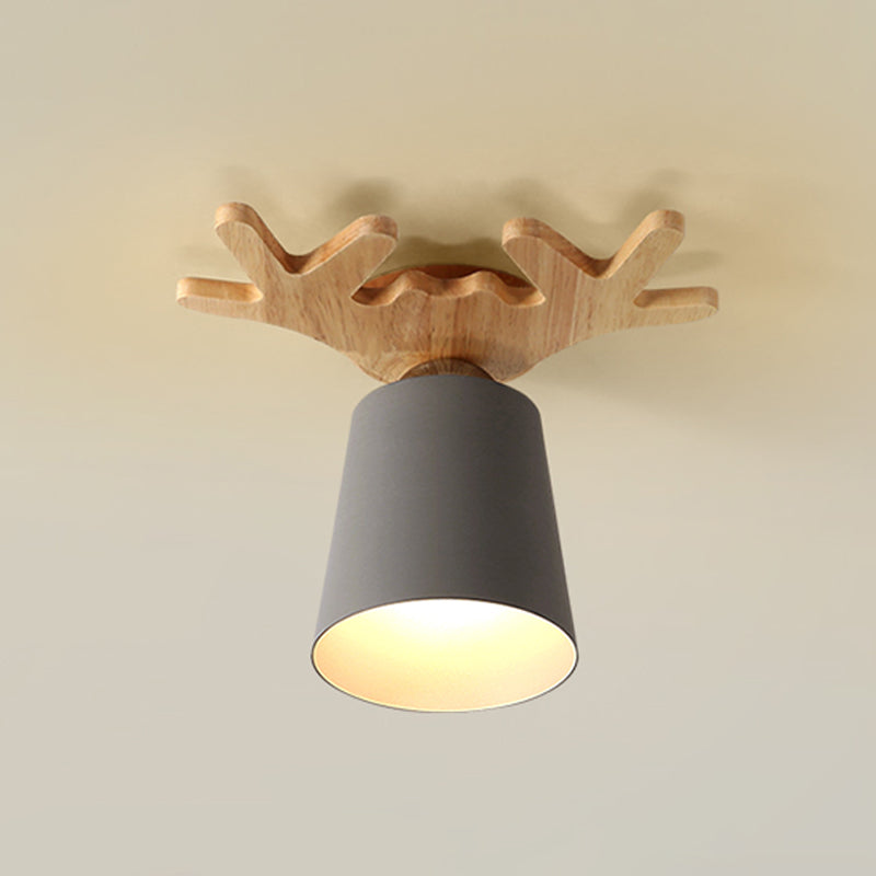 Cone Shaped Ceiling Mount Light Fixture Simple-Style Aisle Ceiling Light