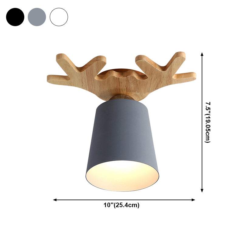 Cone Shaped Ceiling Mount Light Fixture Simple-Style Aisle Ceiling Light