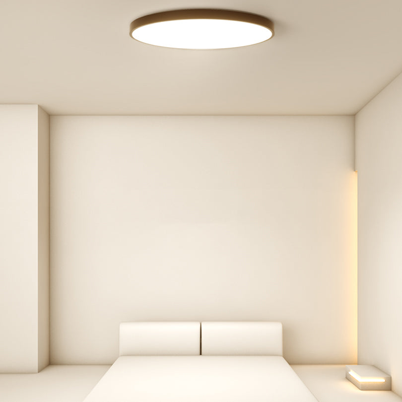 Black Contemporary Ceiling Mounted Light LED Flush Mount Ceiling Lighting Fixture