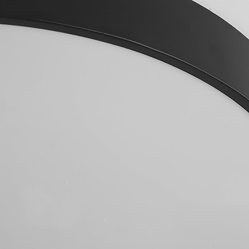 Black Contemporary Ceiling Mounted Light LED Flush Mount Ceiling Lighting Fixture