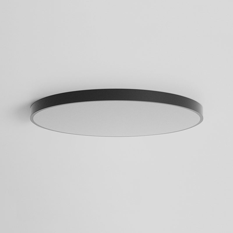 Black Contemporary Ceiling Mounted Light LED Flush Mount Ceiling Lighting Fixture