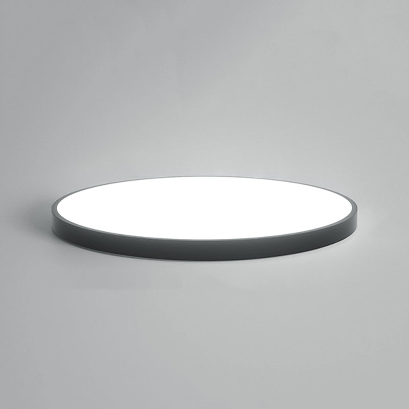 Black Contemporary Ceiling Mounted Light LED Flush Mount Ceiling Lighting Fixture
