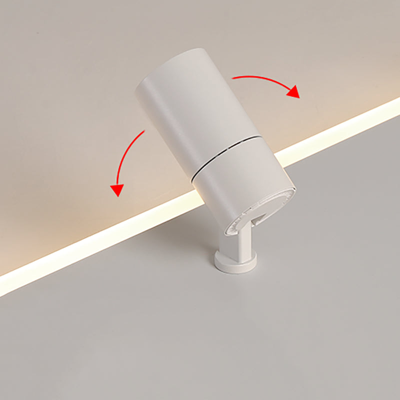 White Flush Mount Ceiling Light LED Ceiling Lamp Fixture with Spotlights for Bedroom