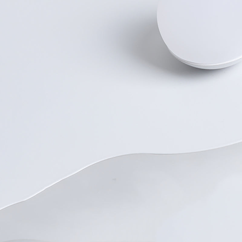 Lampada da soffitto bianca a forma di fiore Lampada da soffitto a LED con faretti