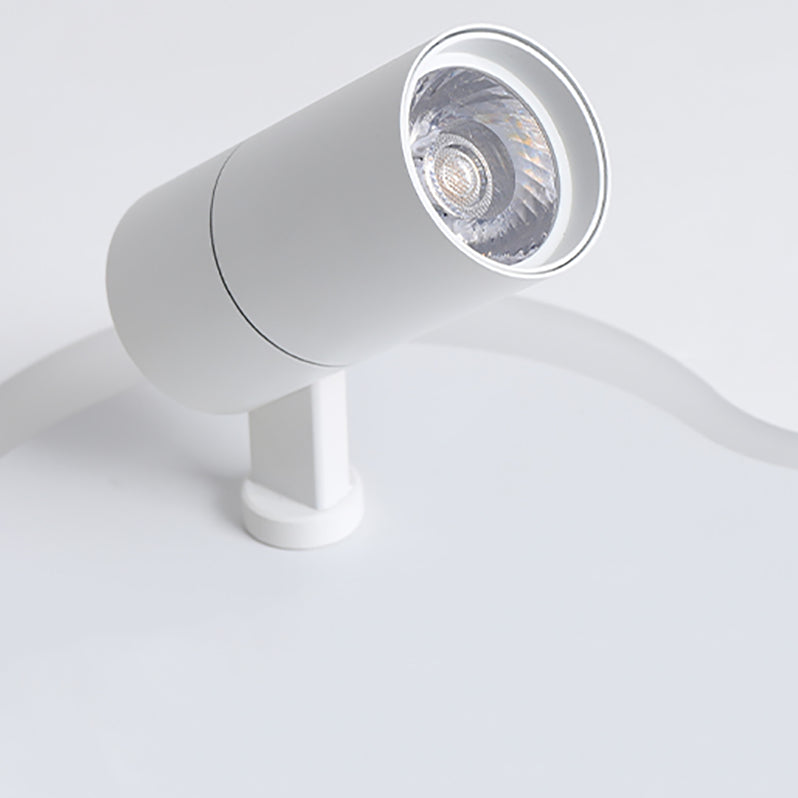 Lampada da soffitto bianca a forma di fiore Lampada da soffitto a LED con faretti