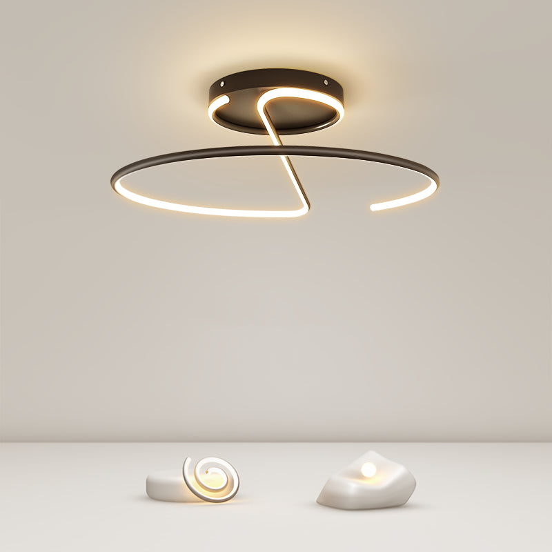 Simplicity Flush Ceiling Light Fixtures with Silicone Shade LED Ceiling Light Fixture