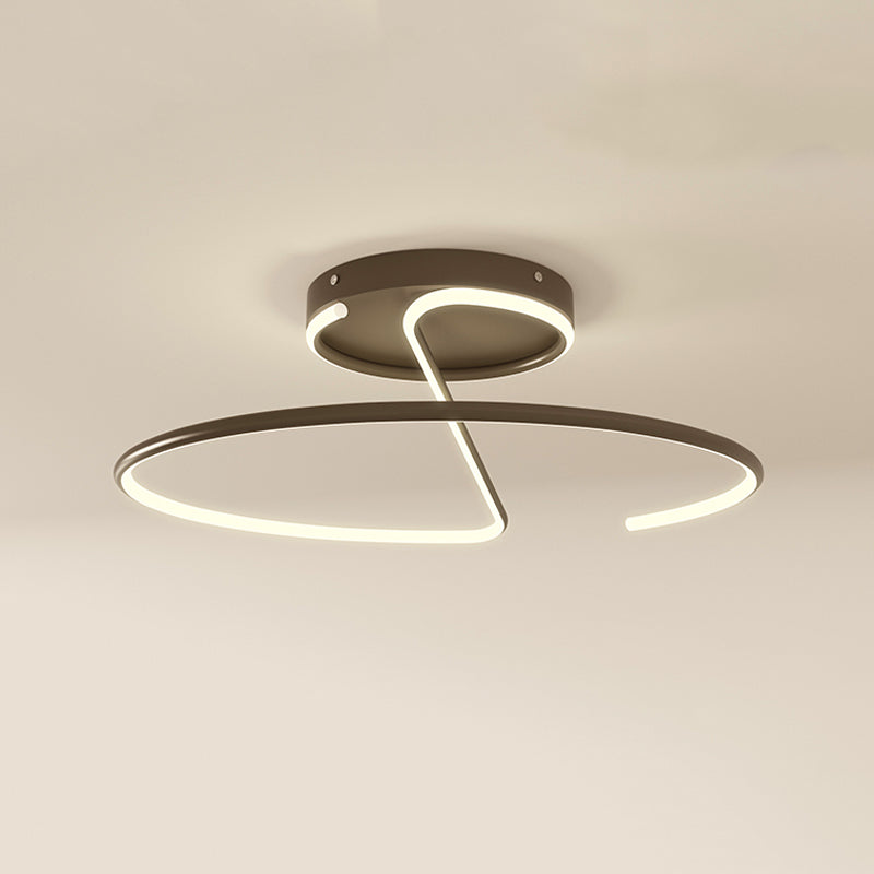Simplicity Flush Ceiling Light Fixtures with Silicone Shade LED Ceiling Light Fixture