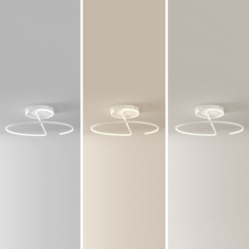 Simplicity Flush Ceiling Light Fixtures with Silicone Shade LED Ceiling Light Fixture