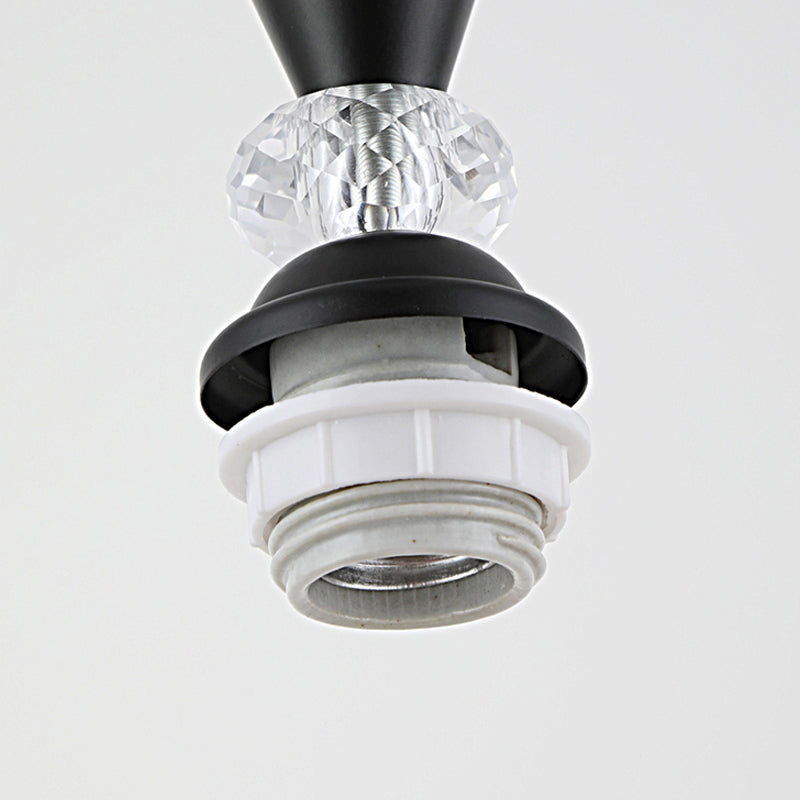 Bloemen diner hanglampverlichting minimalistisch wit glas hangende verlichtingsarmatuur