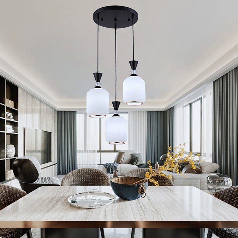 Suspension cylindrique moderne