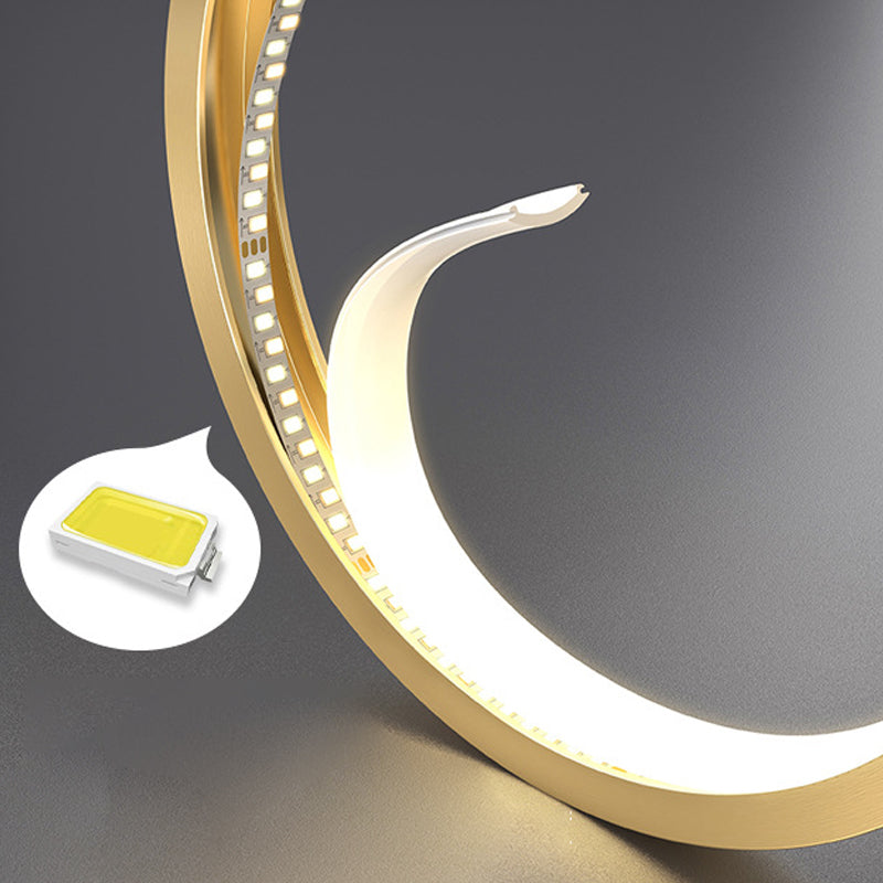 Géométrie Forme pendentielle Light Nordic Metal Devide LED Suspension LAMPE