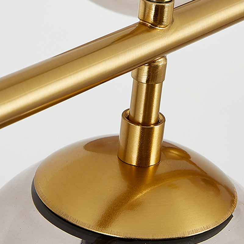 Nordic Dining Chandelier Lamp Dining Room Modern Glass Shade Ceiling Hanging Lamp Fixture