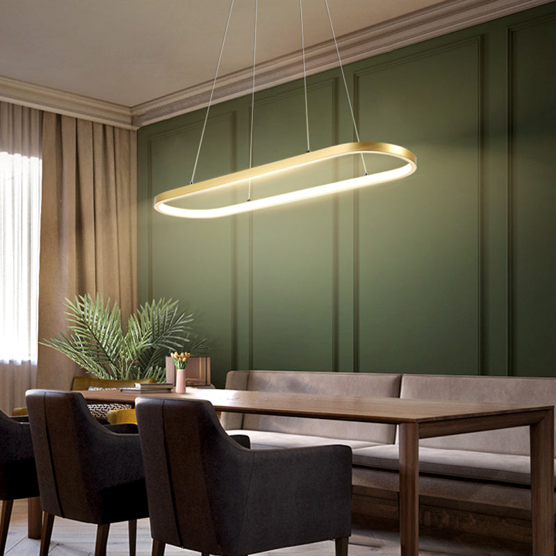 Nordic Dining Chandelier Lamp Modern LED Hanging Lamp Fixture for Dining Room