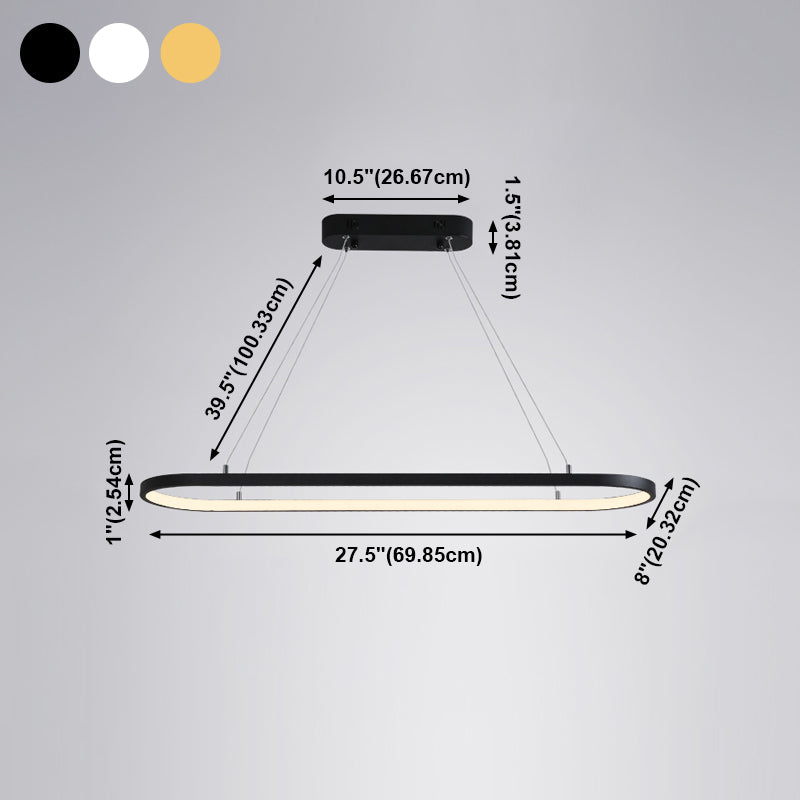 Nordic Dining Chandelier Lamp Modern LED Hanging Lamp Fixture for Dining Room