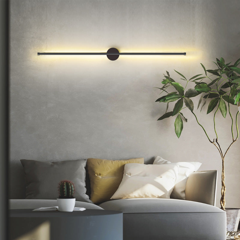 Lineare Wandlampe Aluminium Einfacher LED -Wandleuchten für Schlafzimmer LED -Wandleuchte