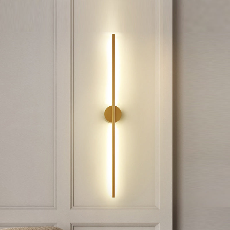 Lineare Wandlampe Aluminium Einfacher LED -Wandleuchten für Schlafzimmer LED -Wandleuchte