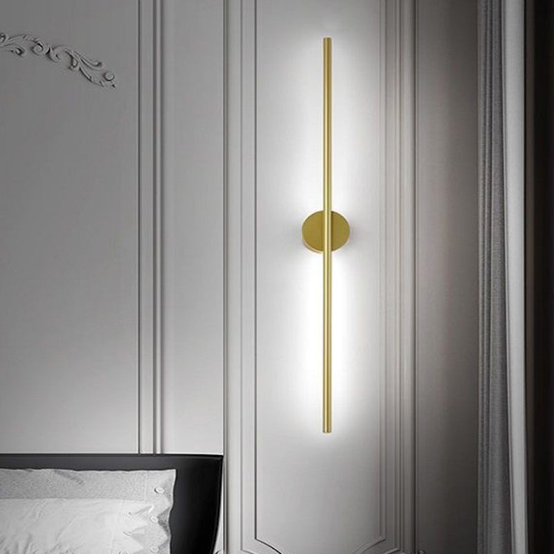 Lineare Wandlampe Aluminium Einfacher LED -Wandleuchten für Schlafzimmer LED -Wandleuchte