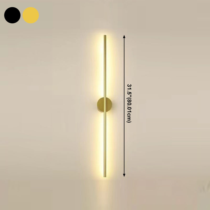Lineare Wandlampe Aluminium Einfacher LED -Wandleuchten für Schlafzimmer LED -Wandleuchte