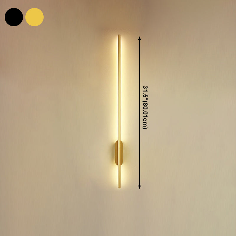 Lineare Wandlampe Aluminium Einfacher LED -Wandleuchten für Schlafzimmer LED -Wandleuchte