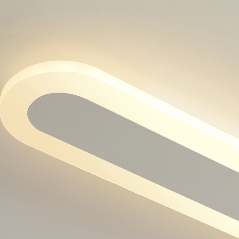 Sitting Room Wall Sconce Modern Acrylic Metal Led Simple Wall Mounted Light Fixture