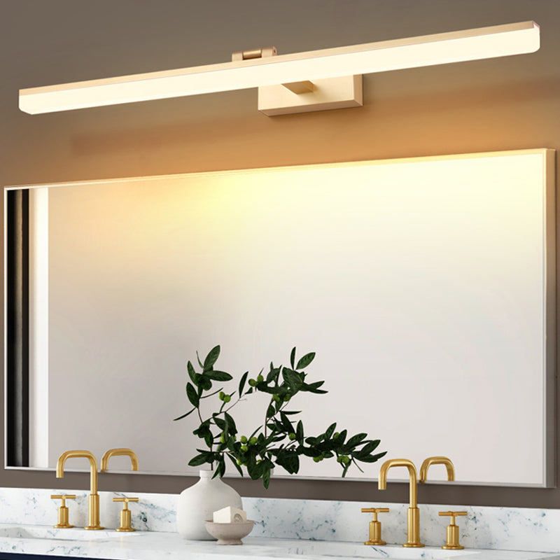 Modern Simple LED Makeup Mirror Lamp Bathroom Nordic Mirror Light Fixture