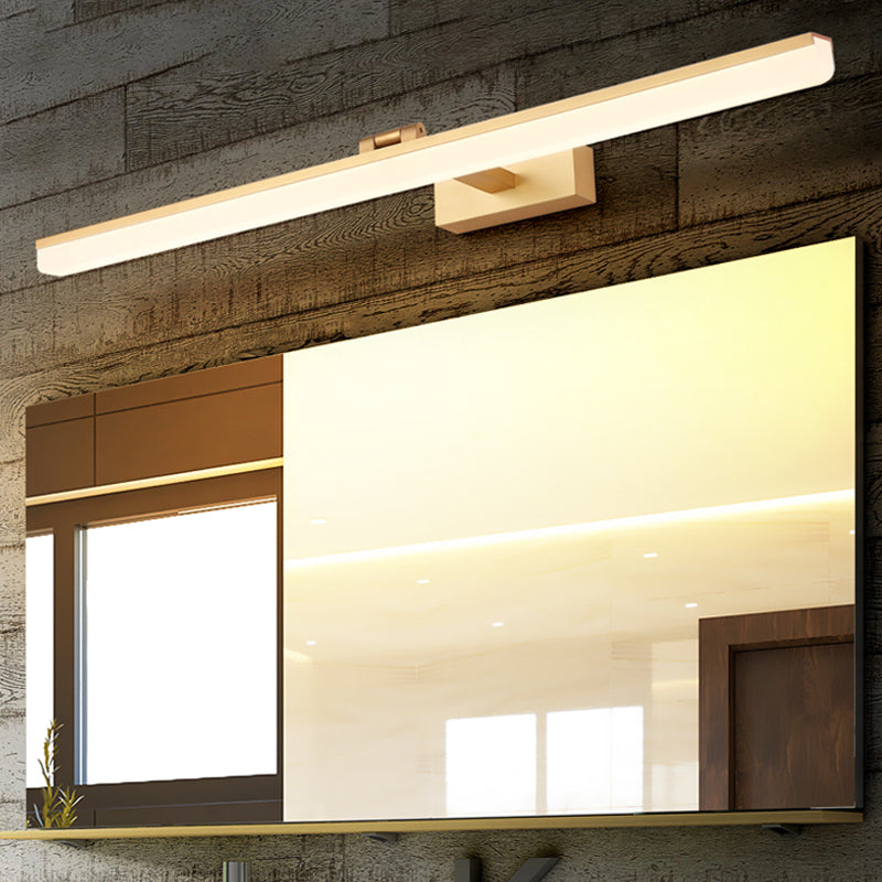 Modern Simple LED Makeup Mirror Lamp Bathroom Nordic Mirror Light Fixture