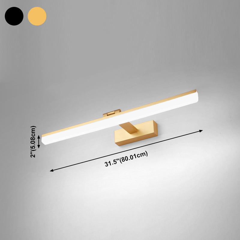 Modern Simple LED Makeup Mirror Lamp Bathroom Nordic Mirror Light Fixture