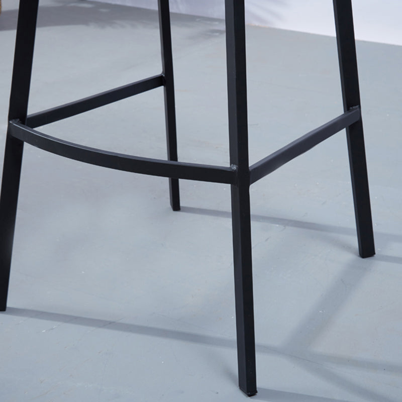 Pu de cuero taburetes de la sala de estar industrial Bar y contrarrabastamiento