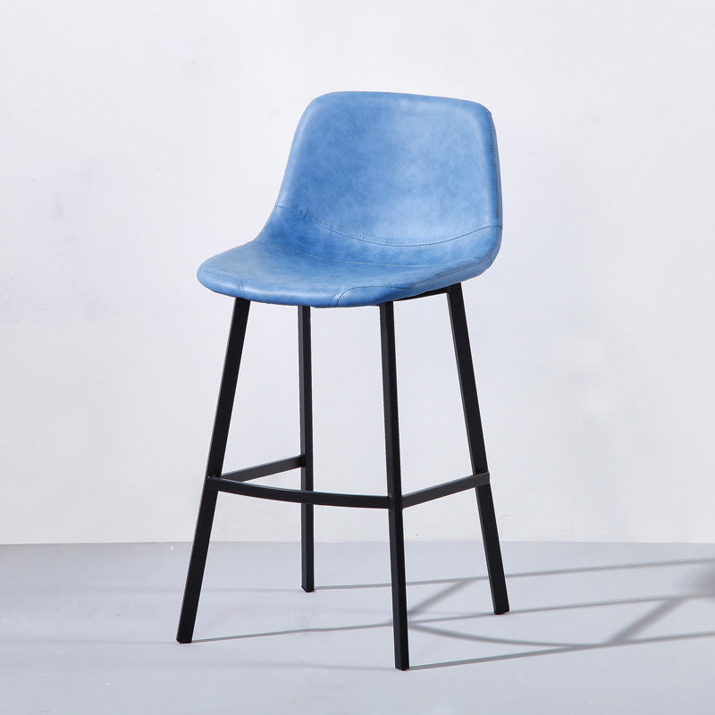 Pu de cuero taburetes de la sala de estar industrial Bar y contrarrabastamiento