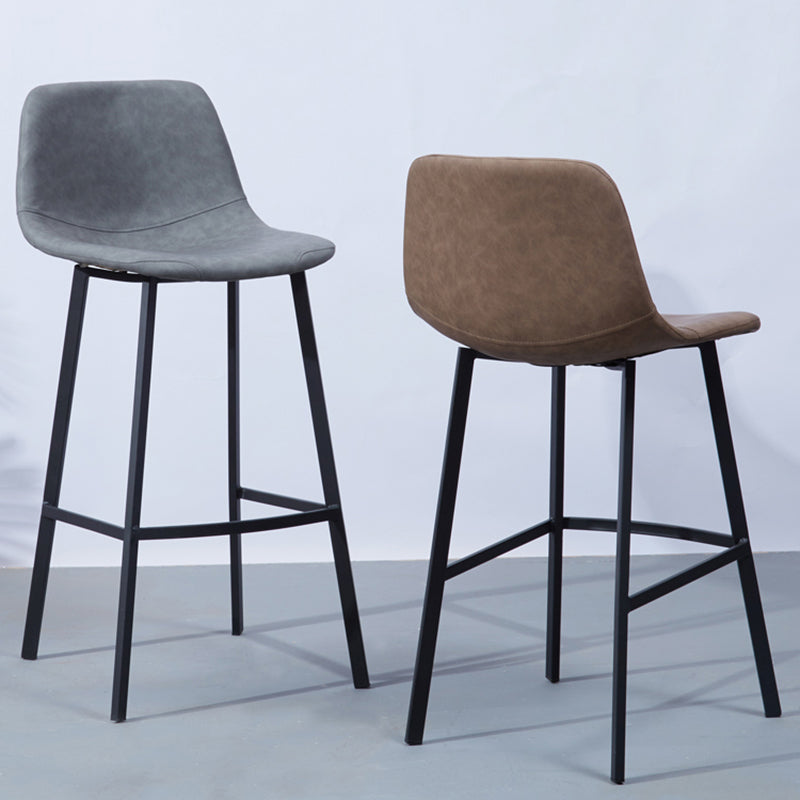 Pu de cuero taburetes de la sala de estar industrial Bar y contrarrabastamiento