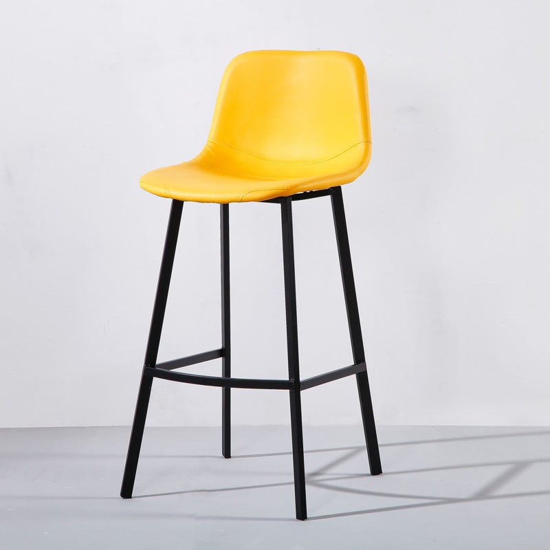 Pu de cuero taburetes de la sala de estar industrial Bar y contrarrabastamiento