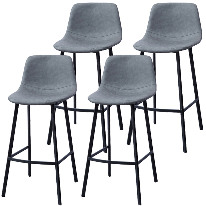 Pu de cuero taburetes de la sala de estar industrial Bar y contrarrabastamiento