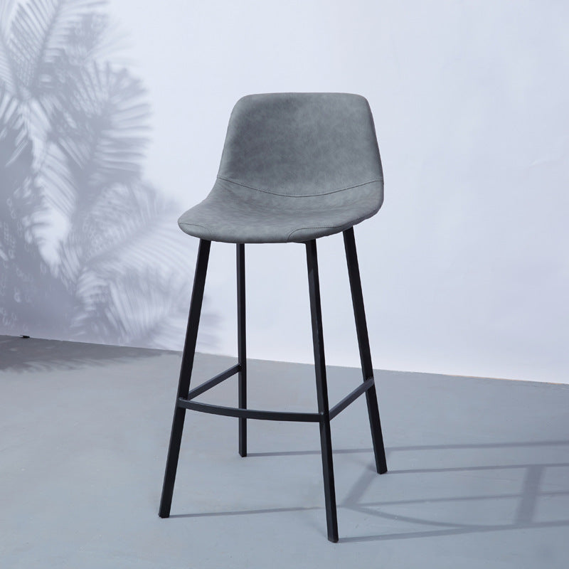 Pu de cuero taburetes de la sala de estar industrial Bar y contrarrabastamiento