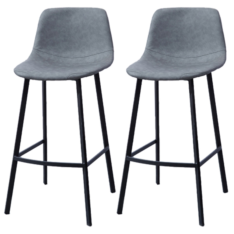 Pu de cuero taburetes de la sala de estar industrial Bar y contrarrabastamiento