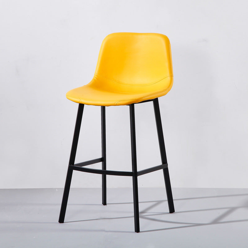 Pu de cuero taburetes de la sala de estar industrial Bar y contrarrabastamiento