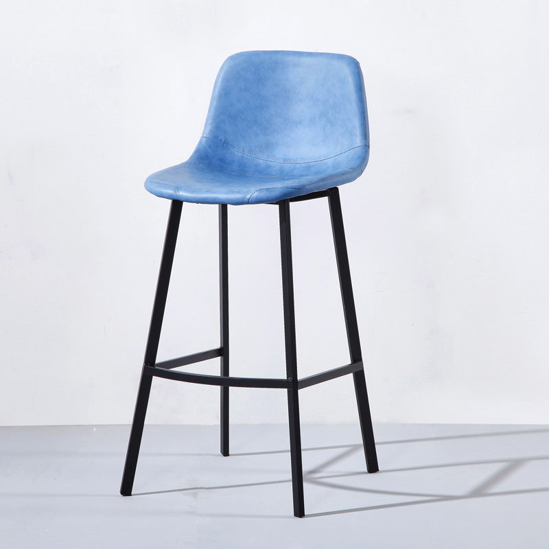 Pu de cuero taburetes de la sala de estar industrial Bar y contrarrabastamiento