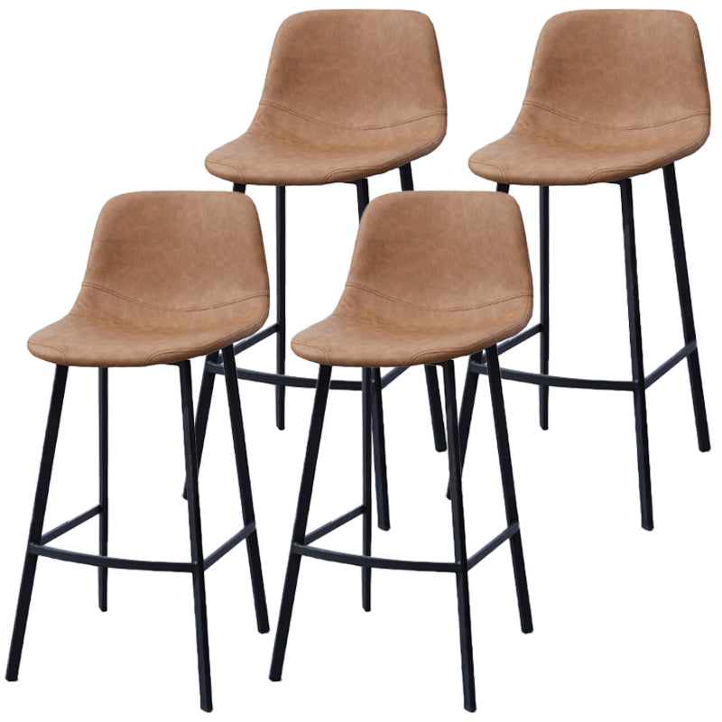 Pu de cuero taburetes de la sala de estar industrial Bar y contrarrabastamiento