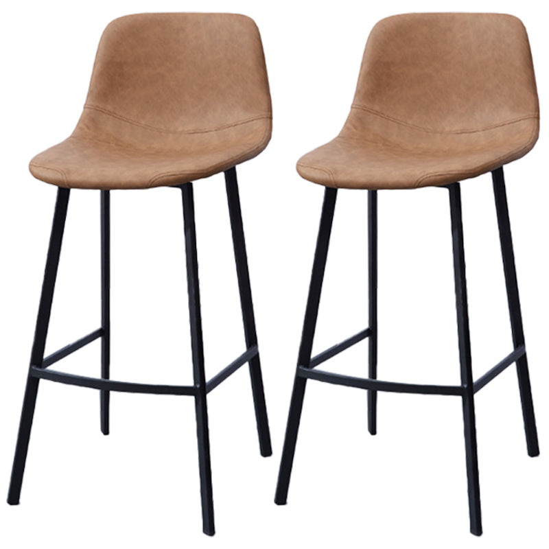 Pu de cuero taburetes de la sala de estar industrial Bar y contrarrabastamiento